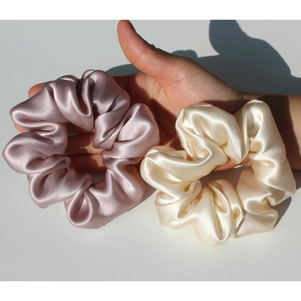 Scrunchies Luxe 🌸 | Élastiques Doux & Résistants pour Cheveux 💫