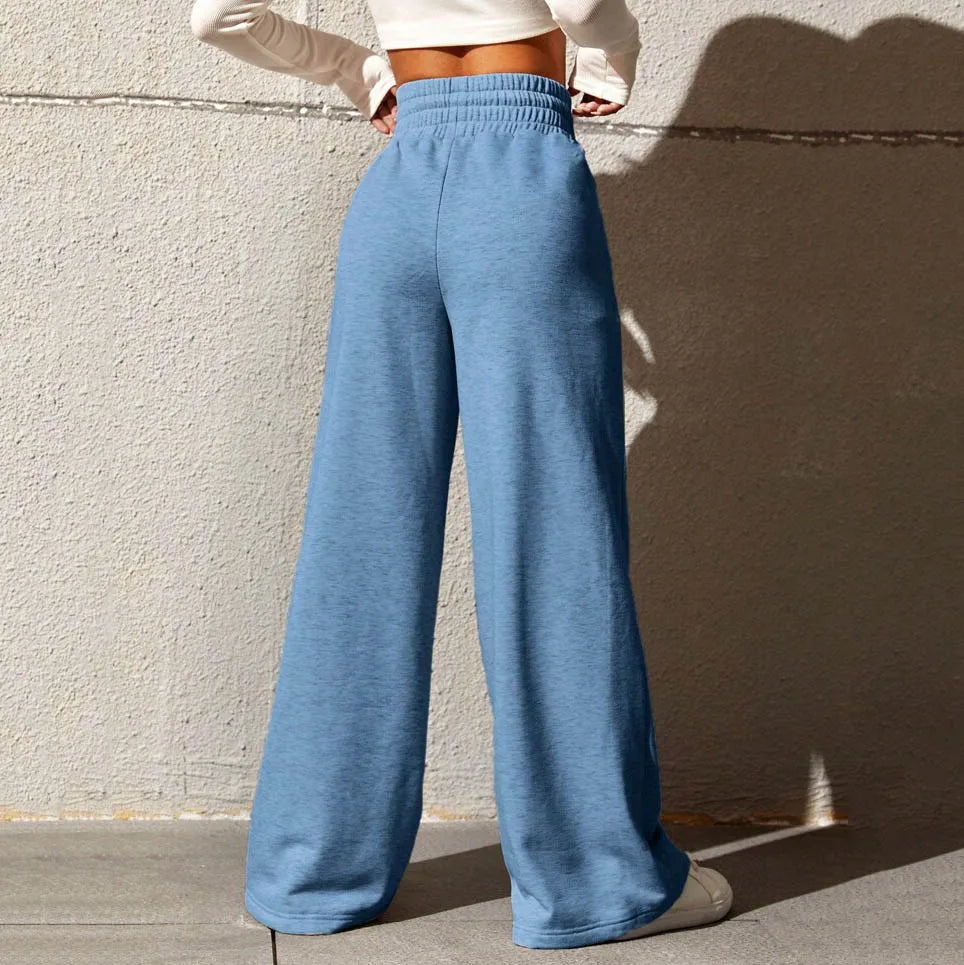 Pantalons Femme — Coupe Droite, Large et Confortable, Idéal pour le Sport, la Danse et les Loisirs Outdoor