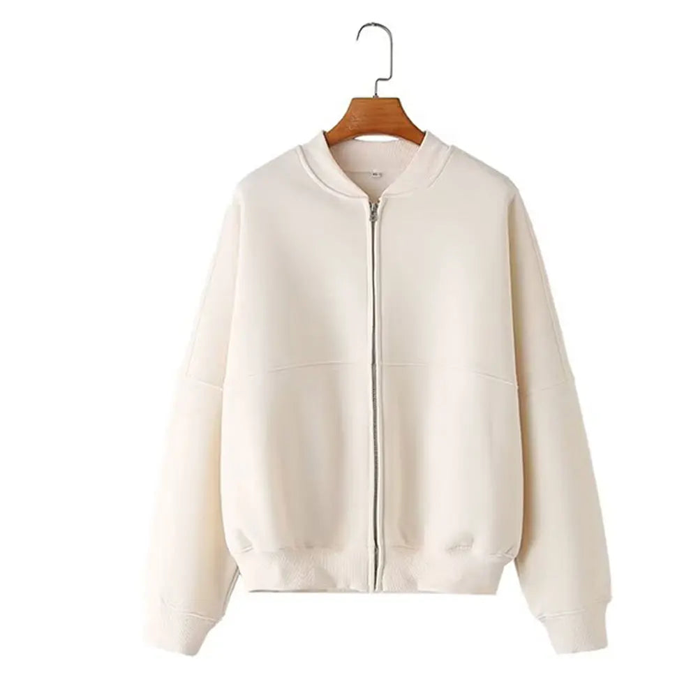 ✨ Ensemble Femme 2 Pièces – Veste Bomber & Pantalon Chic 🔥