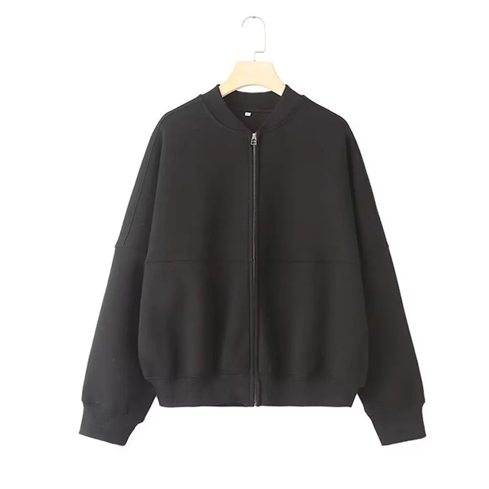 ✨ Ensemble Femme 2 Pièces – Veste Bomber & Pantalon Chic 🔥