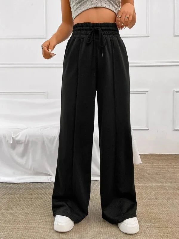Pantalons Femme — Coupe Droite, Large et Confortable, Idéal pour le Sport, la Danse et les Loisirs Outdoor