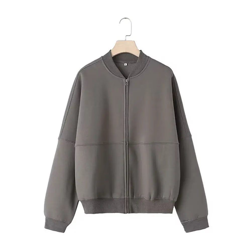 ✨ Ensemble Femme 2 Pièces – Veste Bomber & Pantalon Chic 🔥