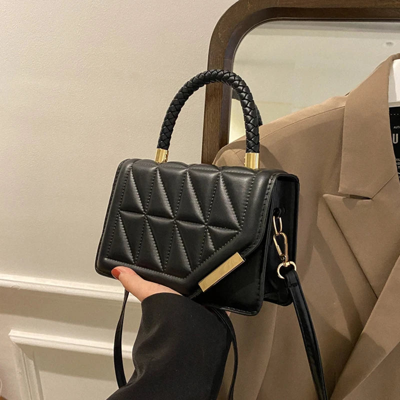 Sacs à Main en Cuir à Carreaux